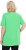 Ulla Popken Essential Front Pleat Tee Mint Green - Μπλουζάκια - 