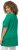Ulla Popken Essential Front Pleat Tee Emerald Green - Μπλουζάκια - 