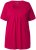 Ulla Popken Essential Front Pleat Tee Dark Raspberry - Μπλουζάκια - 