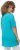 Ulla Popken Essential Front Pleat Tee Deep Aqua - Μπλουζάκια - 