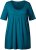 Ulla Popken Essential Front Pleat Tee Cerulean - Μπλουζάκια - 