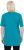 Ulla Popken Essential Front Pleat Tee Teal - Μπλουζάκια - 