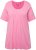 Ulla Popken Essential Front Pleat Tee Light Pink - Μπλουζάκια - 