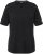 Ulla Popken Piping Accent Functional UVP 50+ Stretch Knit Top Black - Μπλουζάκια - 