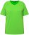 Ulla Popken Piping Accent Functional UVP 50+ Stretch Knit Top Light Green - Μπλουζάκια - 