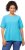 Ulla Popken Piping Accent Functional UVP 50+ Stretch Knit Top Bright Turquoise - Μπλουζάκια - 