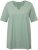 Ulla Popken Essential Notch Neck Stretch Tee Light Moss Green - Μπλουζάκια - 