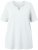 Ulla Popken Essential Notch Neck Stretch Tee Snow White - Μπλουζάκια - 