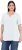 Ulla Popken Essential Notch Neck Stretch Tee Snow White - Μπλουζάκια - 
