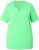 Ulla Popken Essential Notch Neck Stretch Tee Mint Green - Μπλουζάκια - 