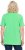 Ulla Popken Essential Notch Neck Stretch Tee Mint Green - Μπλουζάκια - 