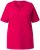 Ulla Popken Essential Notch Neck Stretch Tee Dark Raspberry - Μπλουζάκια - 