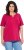 Ulla Popken Essential Notch Neck Stretch Tee Dark Raspberry - Μπλουζάκια - 