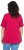 Ulla Popken Essential Notch Neck Stretch Tee Dark Raspberry - Μπλουζάκια - 