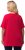 Ulla Popken Essential Notch Neck Stretch Tee Red - Μπλουζάκια - 