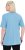 Ulla Popken Essential Notch Neck Stretch Tee Light Teal - Μπλουζάκια - 