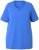 Ulla Popken Essential Notch Neck Stretch Tee Peacock Blue - Μπλουζάκια - 