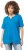 Ulla Popken Essential Notch Neck Stretch Tee Sapphire Blue - Μπλουζάκια - 