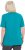 Ulla Popken Essential Notch Neck Stretch Tee Teal - Μπλουζάκια - 