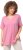 Ulla Popken Essential Notch Neck Stretch Tee Light Pink - Μπλουζάκια - 