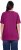 Ulla Popken Essential Notch Neck Stretch Tee Berry - Μπλουζάκια - 