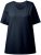 Ulla Popken Essential Round Neck Stretch Tee Navy Blue - Μπλουζάκια - 