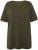 Ulla Popken Essential Square Neck Stretch Tee Forest Green - Μπλουζάκια - 