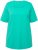 Ulla Popken Essential Square Neck Stretch Tee Turquoise Green - Μπλουζάκια - 