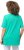 Ulla Popken Essential Square Neck Stretch Tee Turquoise Green - Μπλουζάκια - 