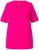 Ulla Popken Essential Square Neck Stretch Tee Magenta Pink - Μπλουζάκια - 