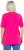 Ulla Popken Essential Square Neck Stretch Tee Magenta Pink - Μπλουζάκια - 
