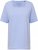 Ulla Popken Essential Square Neck Stretch Tee Sky Blue - Μπλουζάκια - 