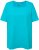 Ulla Popken Essential Square Neck Stretch Tee Deep Aqua - Μπλουζάκια - 