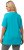 Ulla Popken Essential Square Neck Stretch Tee Deep Aqua - Μπλουζάκια - 