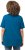 Ulla Popken Essential Square Neck Stretch Tee Medium Blue - Μπλουζάκια - 