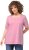 Ulla Popken Essential Square Neck Stretch Tee Light Pink - Μπλουζάκια - 