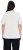 Ulla Popken Double Layer Rounded V-Neck Slim Fit Tee Snow White - Μπλουζάκια - 