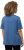 Ulla Popken Double Layer Rounded V-Neck Slim Fit Tee Denim Blue - Μπλουζάκια - 