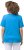 Ulla Popken Double Layer Rounded V-Neck Slim Fit Tee Sapphire Blue - Μπλουζάκια - 