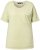 Ulla Popken Cold Dye Ruffle Edge Pocket Tee Pistachio - Μπλουζάκια - 