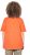 Ulla Popken Cold Dye Ruffle Edge Pocket Tee Coral Pink - Μπλουζάκια - 