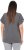 Ulla Popken Wing Sleeve V-Neck Tee Graphite Grey - Μπλουζάκια - 