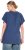 Ulla Popken Wing Sleeve V-Neck Tee Navy - Μπλουζάκια - 