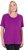 Ulla Popken UPF 50 Quick Drying Tee Blackberry - Μπλουζάκια - 