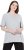 Ulla Popken Eco Cotton Basic T-Shirt 2-Pack Grey/Pink - Μπλουζάκια - 