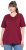 Ulla Popken Eco Cotton Basic T-Shirt 2-Pack Red/Navy - Μπλουζάκια - 