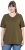 Ulla Popken Eco Cotton Basic T-Shirt 2-Pack Green/Black - Μπλουζάκια - 