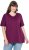 Ulla Popken Eco Cotton Basic T-Shirt 2-Pack Black/Red - Μπλουζάκια - 