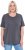 Ulla Popken Essential Round Neck Stretch Tee Graphite Grey - Μπλουζάκια - 