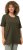 Ulla Popken Essential Round Neck Stretch Tee Forest Green - Μπλουζάκια - 